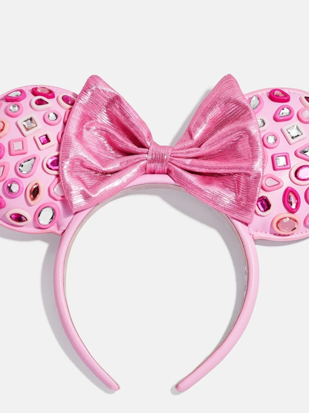 Baublebar Disney Minnie Mouse Hot Pink Crystal Ears Headband - Picture 2 of 5